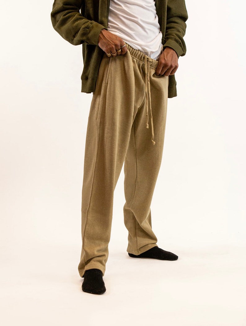 Mens Sweatpants • Hemp Pants • Hemp and Organic Cotton Fleece Sweatpants • Regular Hemp Sweatpants Asatre Hemp Clothing