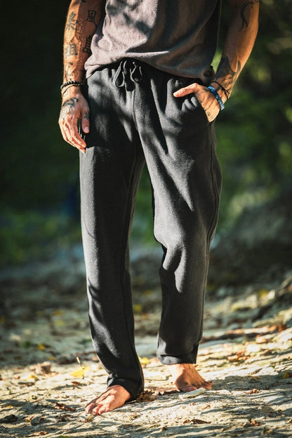 Mens Sweatpants • Hemp Pants • Hemp and Organic Cotton Fleece Sweatpants • Regular Hemp Sweatpants Asatre Hemp Clothing