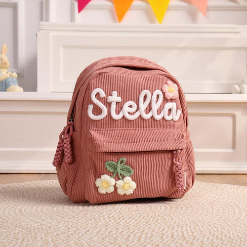 Custom Toddler Backpack, Personalized Backpacks With Name Gift, Children's School Bag for Girls Boys Kids Preschool
