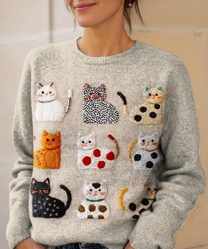 cat lover’s jumper - Print Pattern